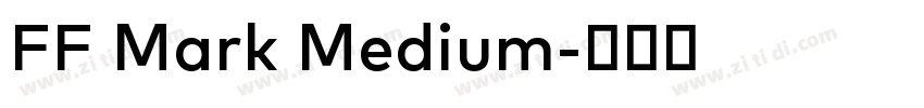 FF Mark Medium字体转换